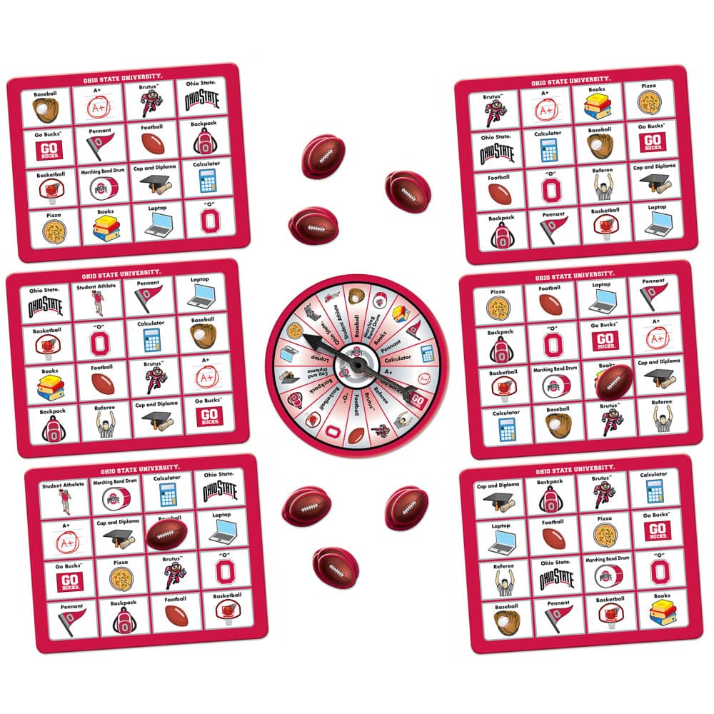 Ohio State Buckeyes Bingo: Game Day Fun! - Sports Gifts, Sports Memorabilia, Sports Collectibles, Fan Shop