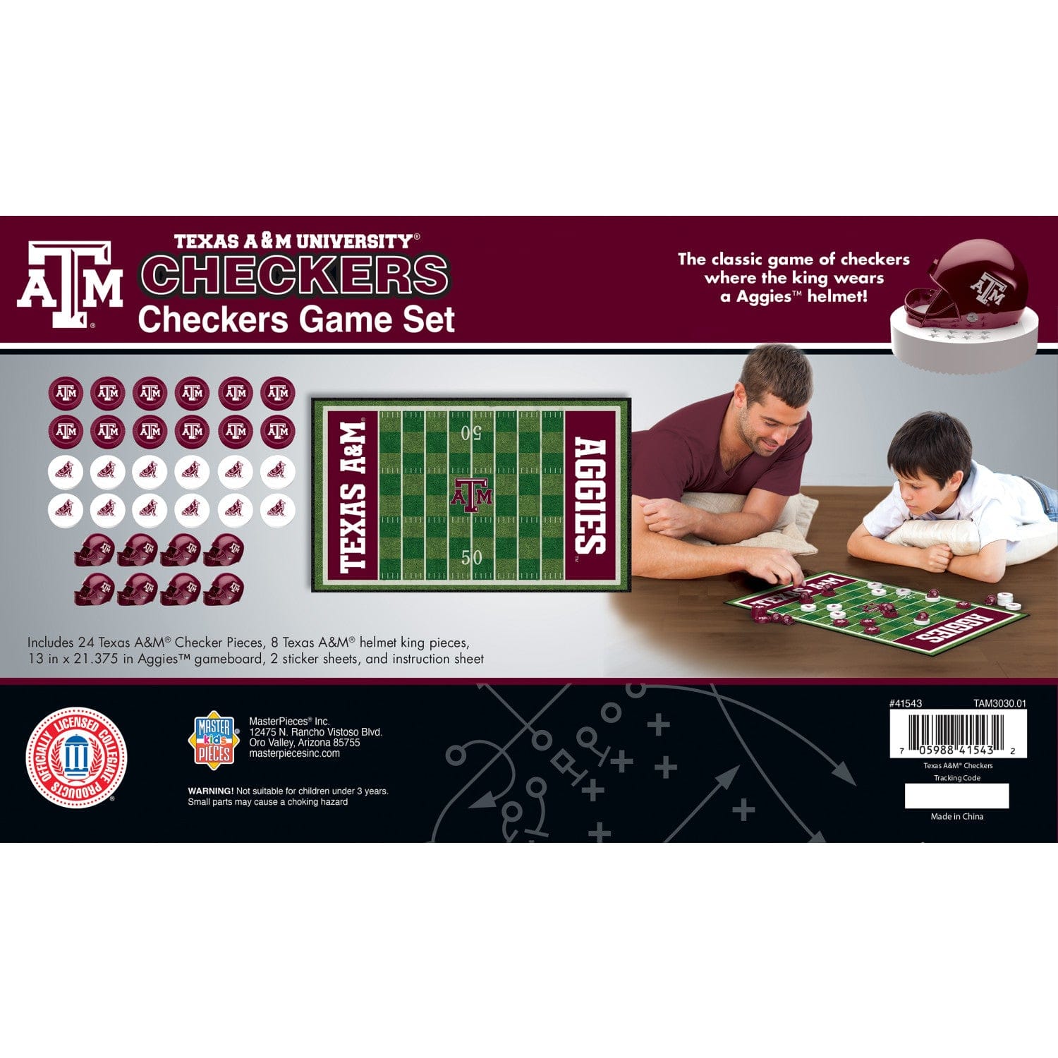 Texas A&M Aggies Checkers Game - Sports Gifts, Sports Memorabilia, Sports Collectibles, Fan Shop