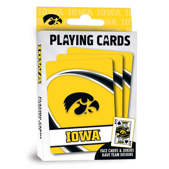 Iowa Hawkeyes Playing Cards - 54 Card Deck - 757 Sports Collectibles