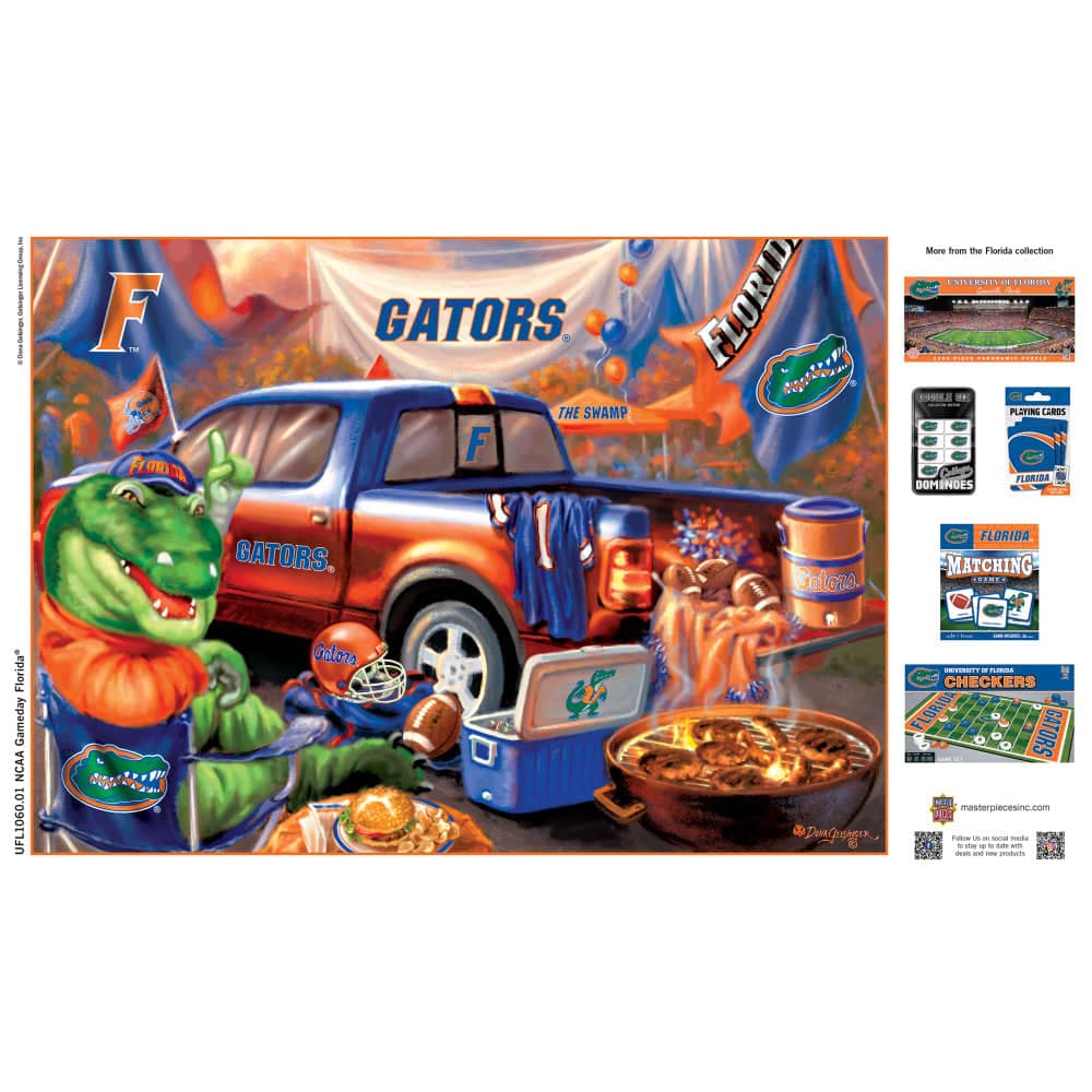Florida Gators Gameday 1000 Piece Jigsaw Puzzle - Sports Gifts, Sports Memorabilia, Sports Collectibles, Fan Shop
