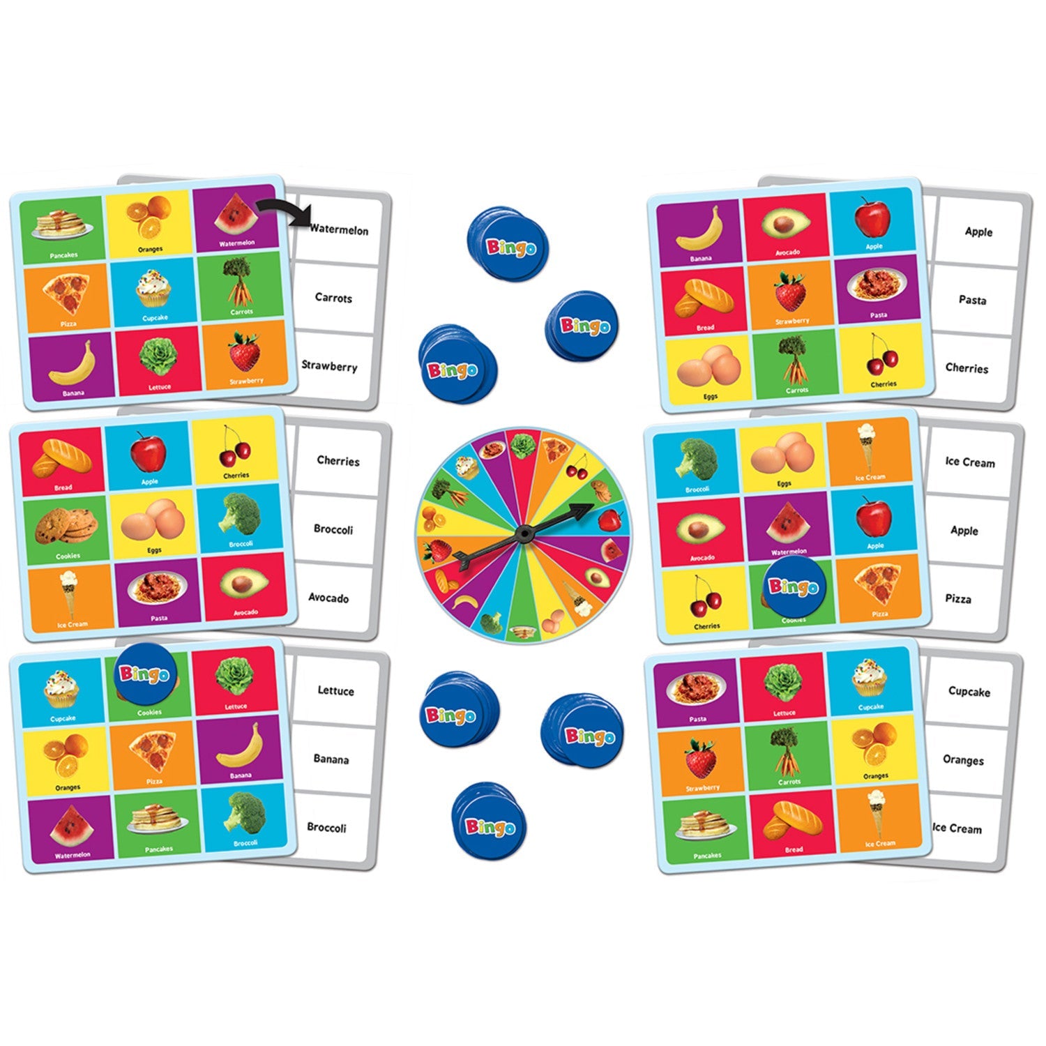 Food Bingo Game - 757 Sports Collectibles