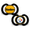 Pittsburgh Steelers Pacifier 2-Pack for Little Fans - Sports Gifts, Sports Memorabilia, Sports Collectibles, Fan Shop