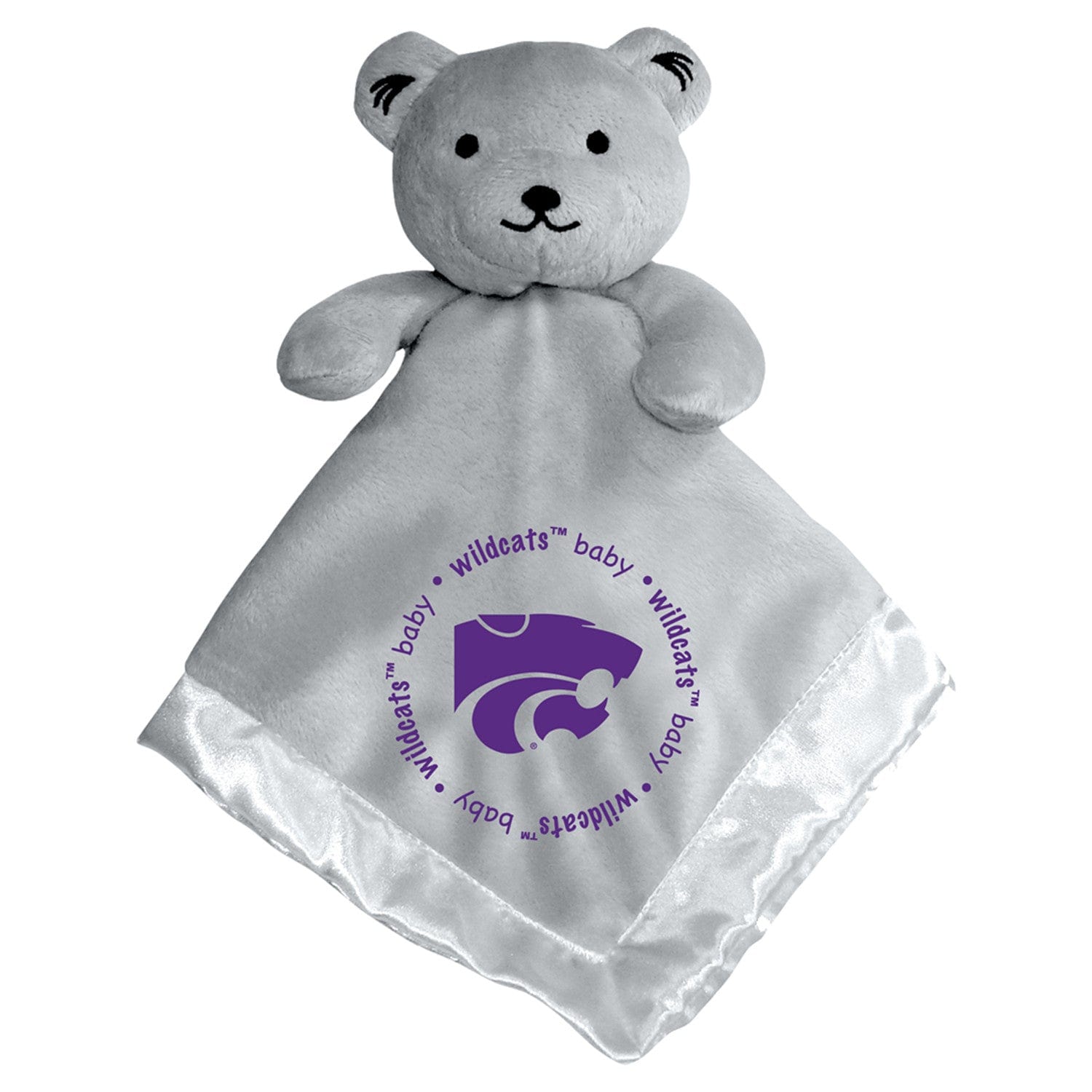 Kansas State Wildcats Security Bear - Gray - Sports Gifts, Sports Memorabilia, Sports Collectibles, Fan Shop
