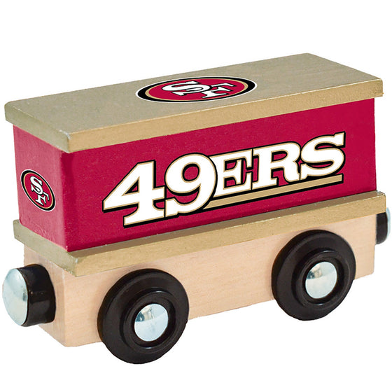 San Francisco 49ers Toy Train Box Car - 757 Sports Collectibles
