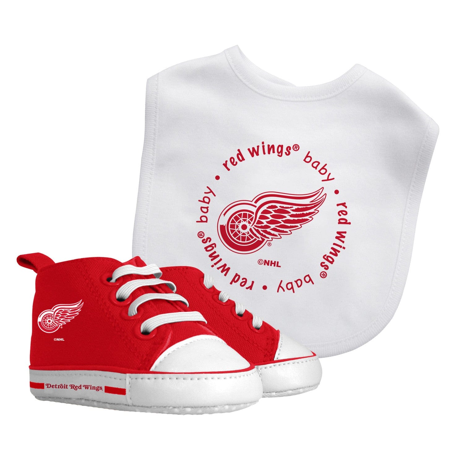 Detroit Red Wings 2-Piece Baby Gift Set - Sports Gifts, Sports Memorabilia, Sports Collectibles, Fan Shop