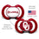 Oklahoma Sooners - Pacifier 2-Pack - 757 Sports Collectibles