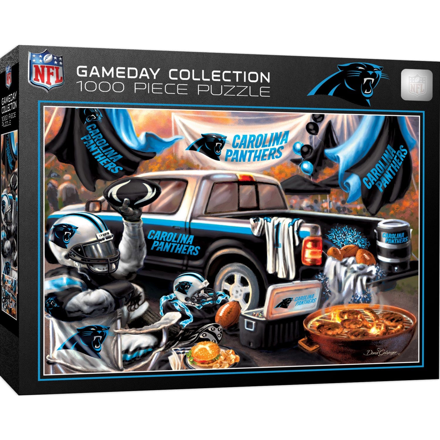 Carolina Panthers Gameday 1000 Piece Jigsaw Puzzle