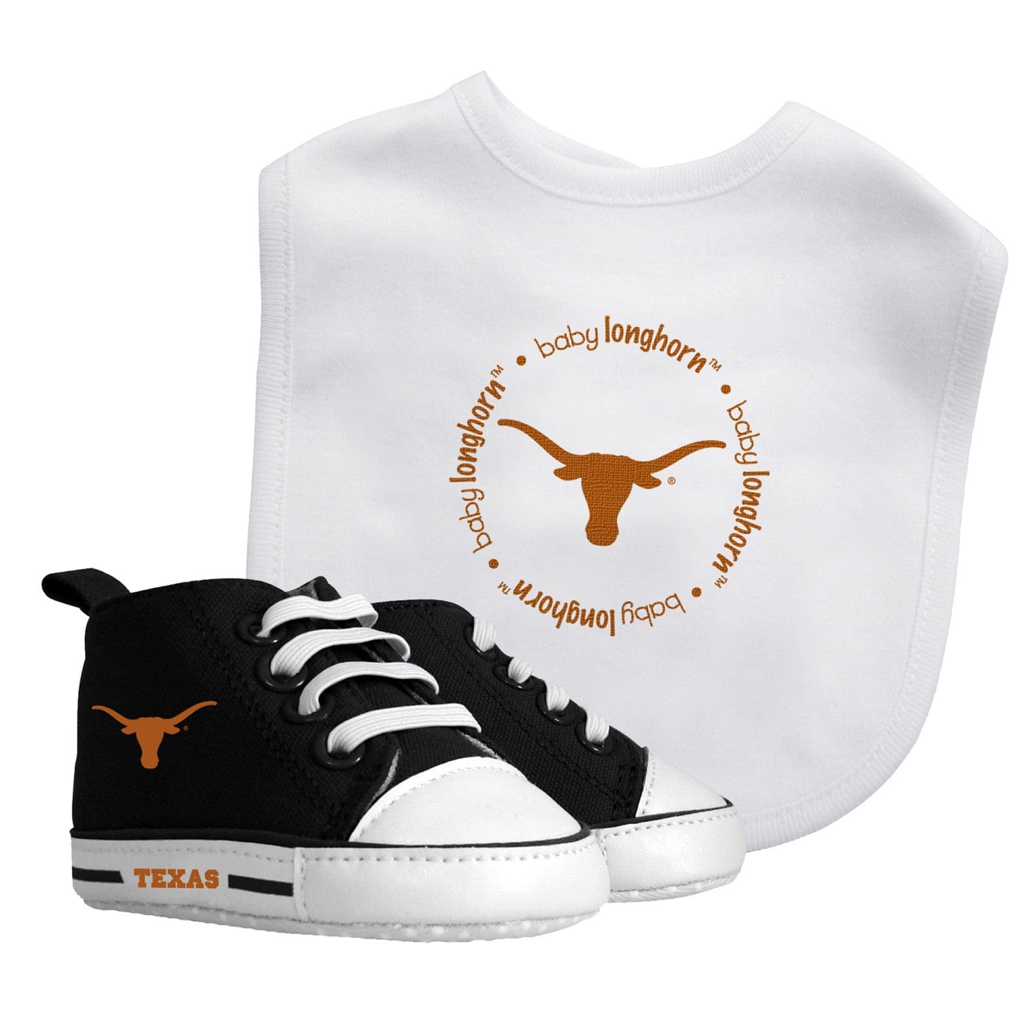 Texas Longhorns 2-Piece Baby Gift Set - Sports Gifts, Sports Memorabilia, Sports Collectibles, Fan Shop