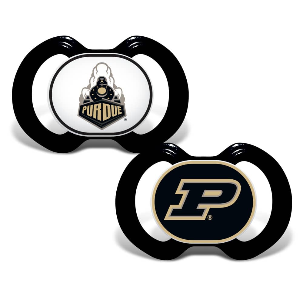 Purdue Boilermakers Pacifier 2-Pack - Sports Gifts, Sports Memorabilia, Sports Collectibles, Fan Shop
