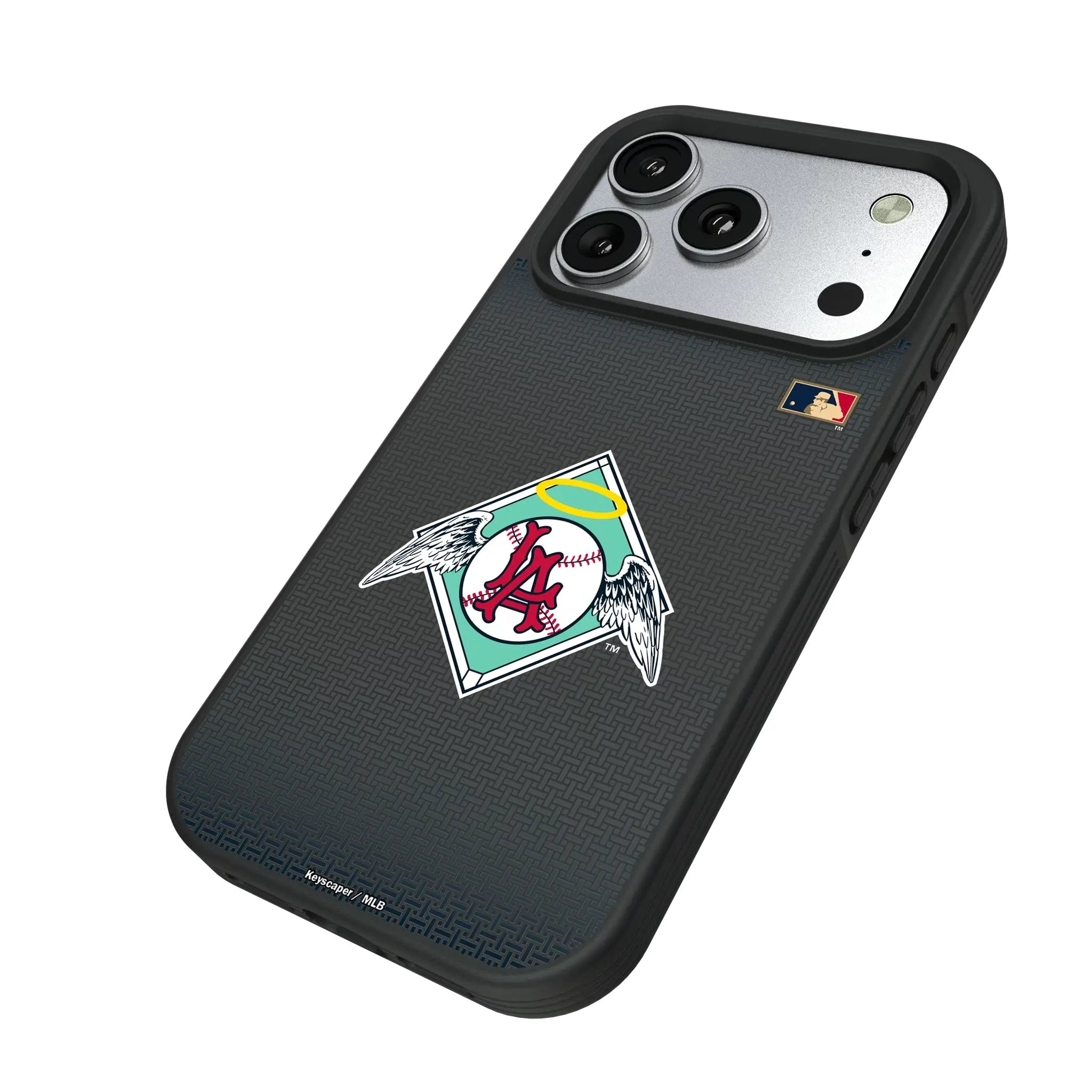 LA Angels 1961-1965 - Cooperstown Collection Linen Bump Phone Case