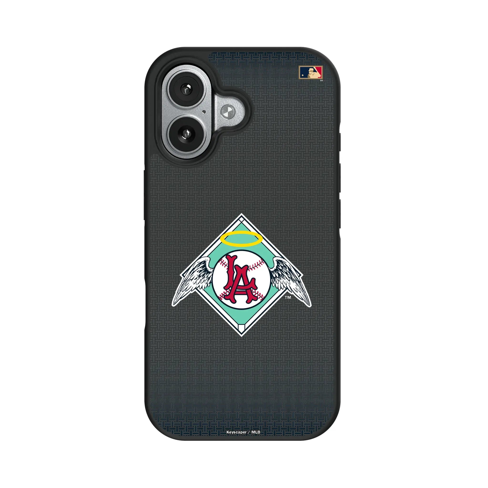 LA Angels 1961-1965 - Cooperstown Collection Linen Bump Phone Case