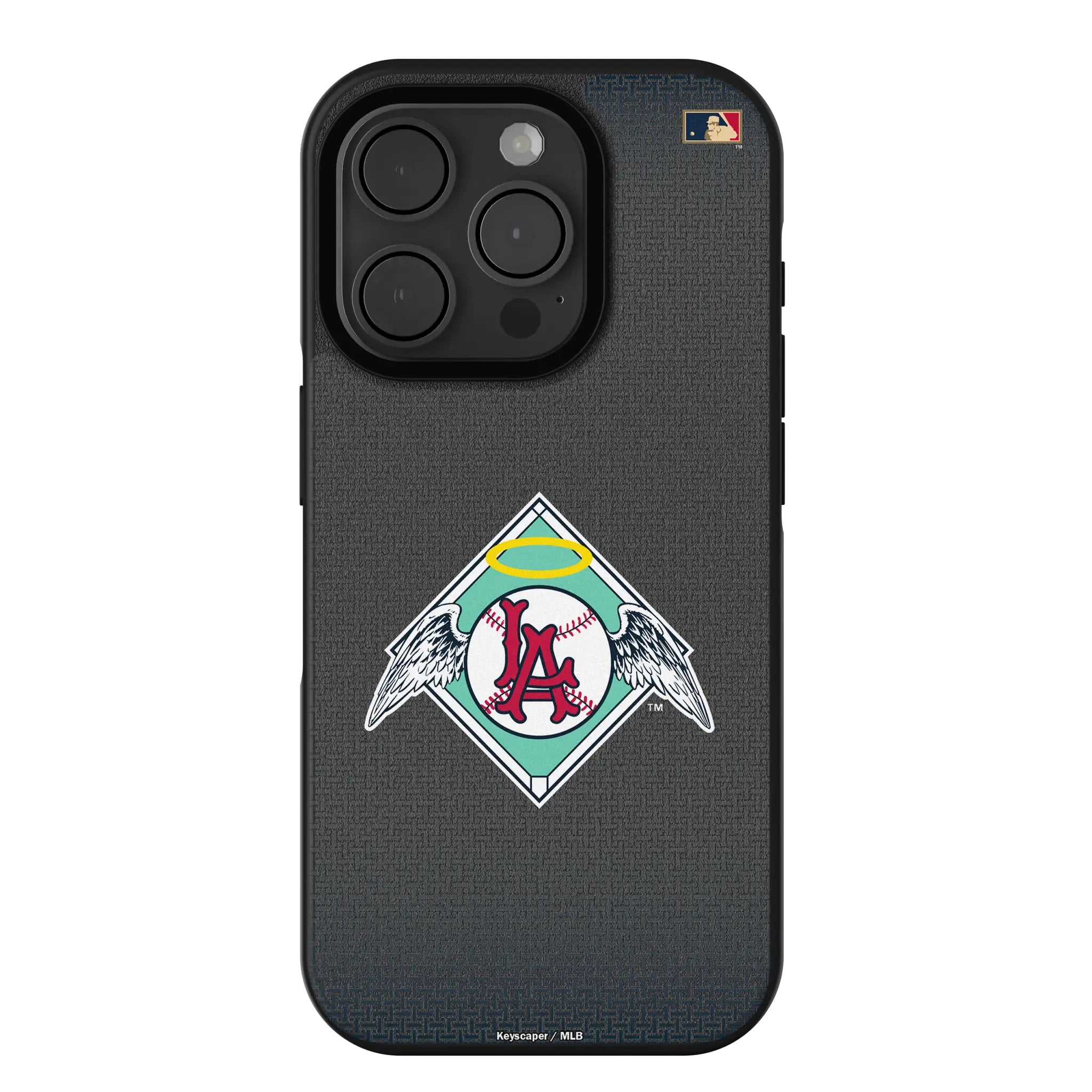 LA Angels 1961-1965 - Cooperstown Collection Linen Bump Phone Case