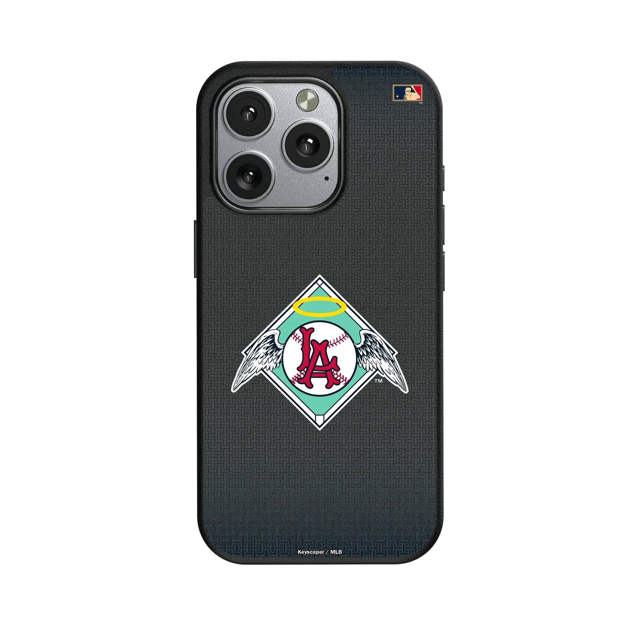 LA Angels 1961-1965 - Cooperstown Collection Linen MagSafe Compatible Phone Case for Apple iPhone