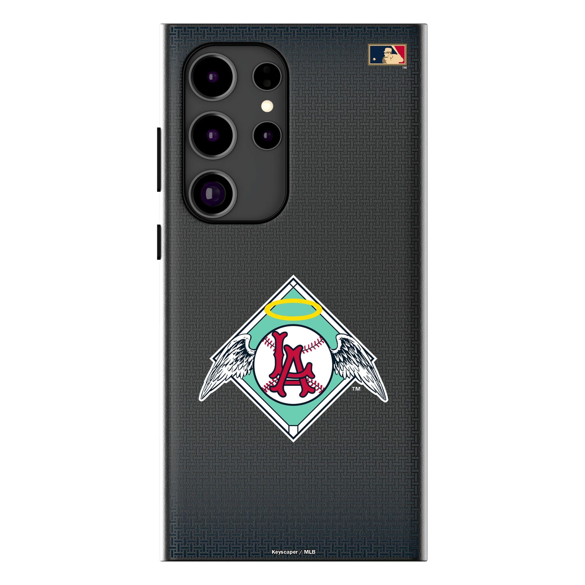 LA Angels 1961-1965 - Cooperstown Collection Linen MagSafe Compatible Phone Case for Samsung Galaxy
