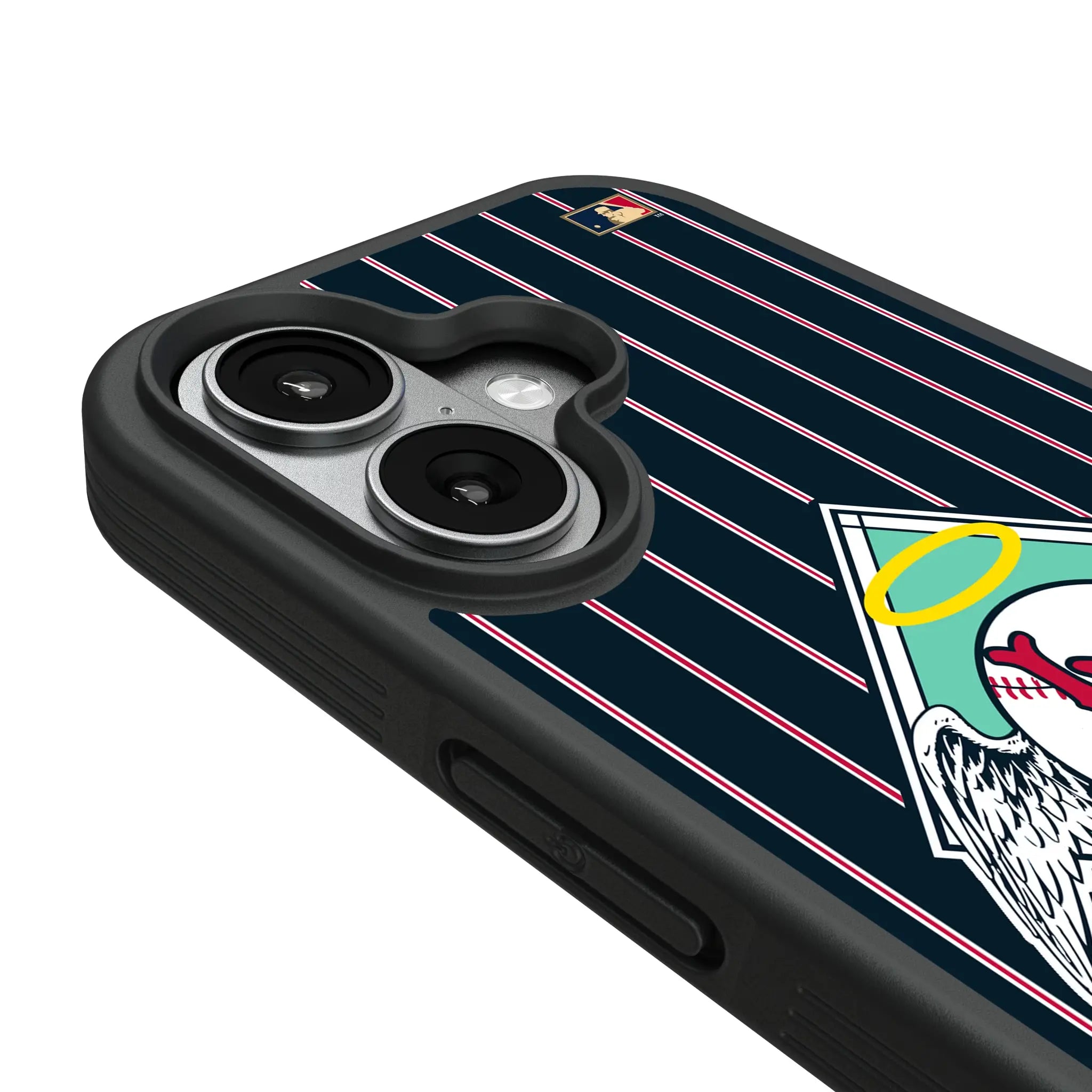 LA Angels 1961-1965 - Cooperstown Collection Pinstripe Bump Phone Case