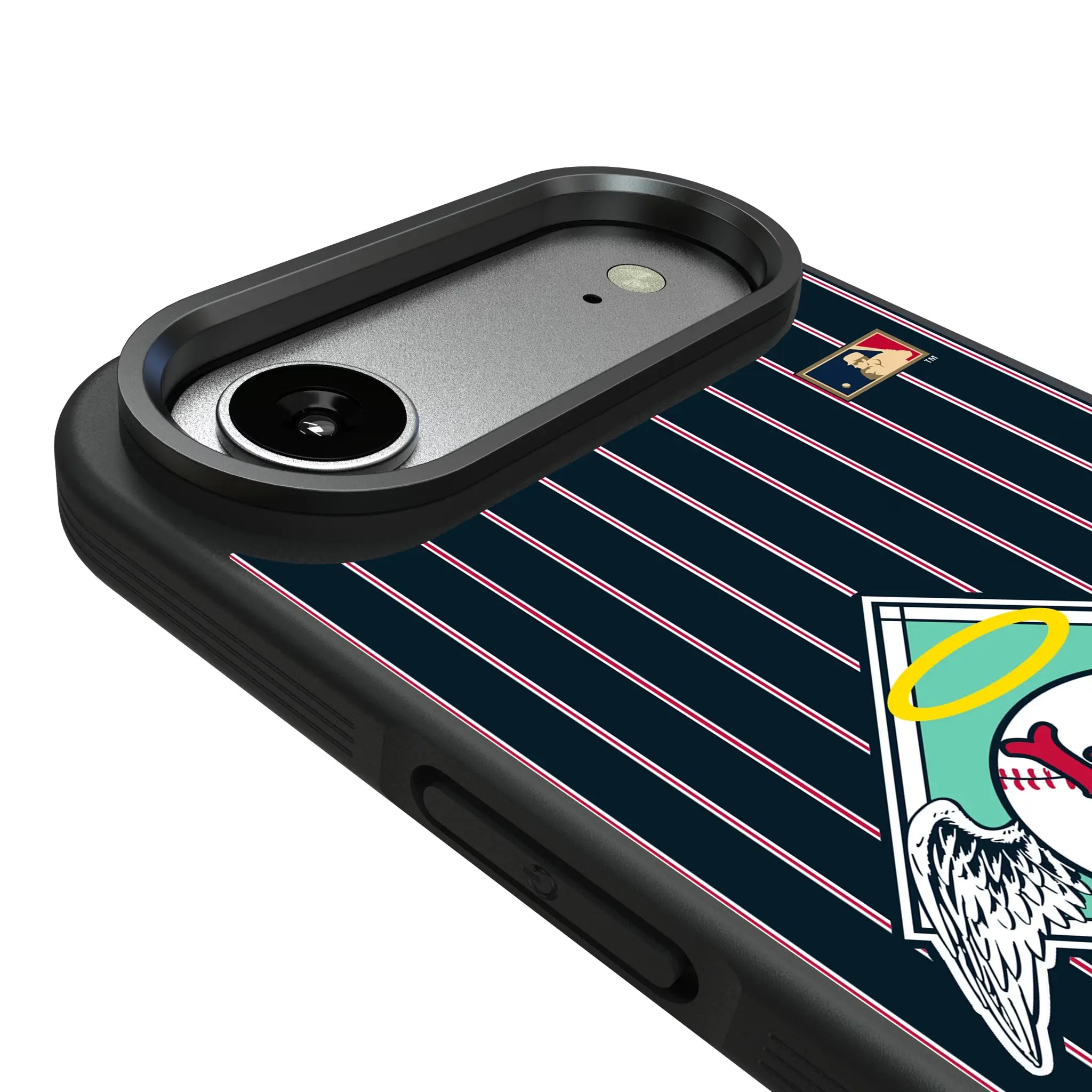 LA Angels 1961-1965 - Cooperstown Collection Pinstripe Bump Phone Case