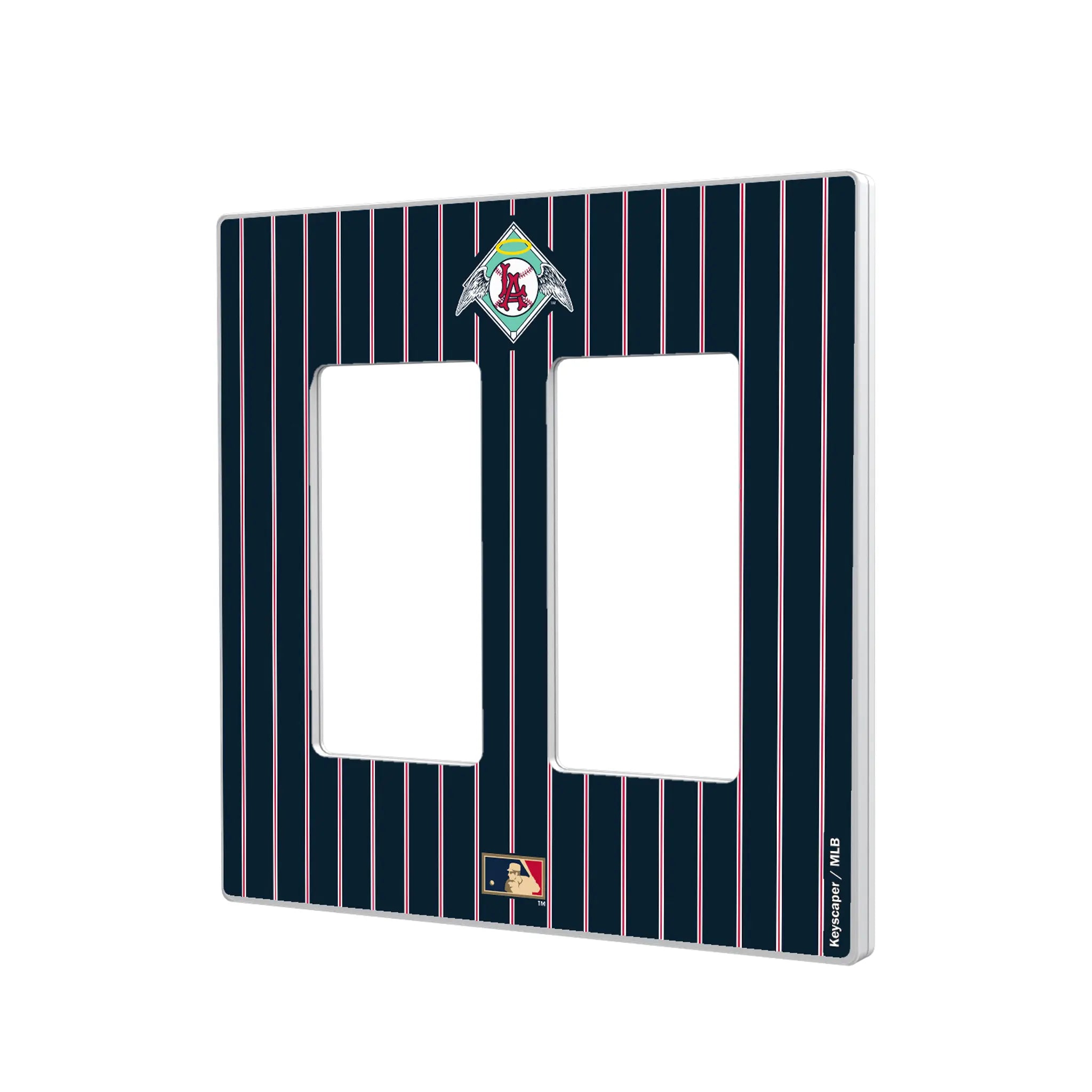 LA Angels 1961-1965 - Cooperstown Collection Pinstripe Hidden-Screw Light Switch Plate