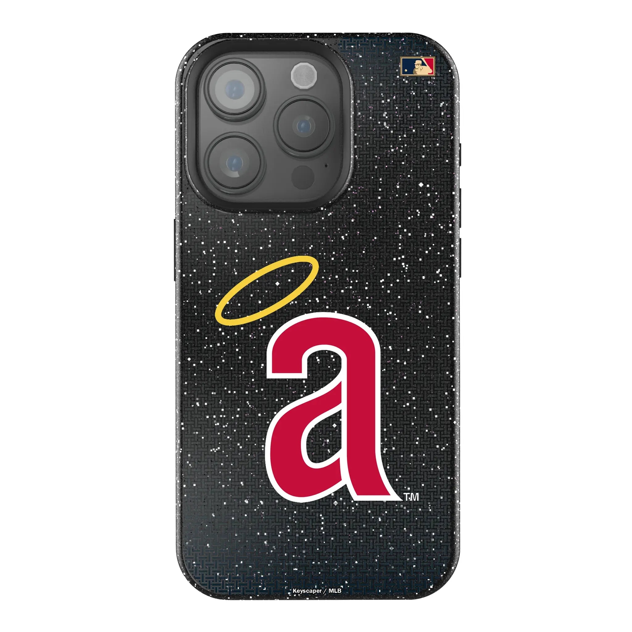 LA Angels 1971 - Cooperstown Collection Linen Bling Phone Case for Apple iPhone