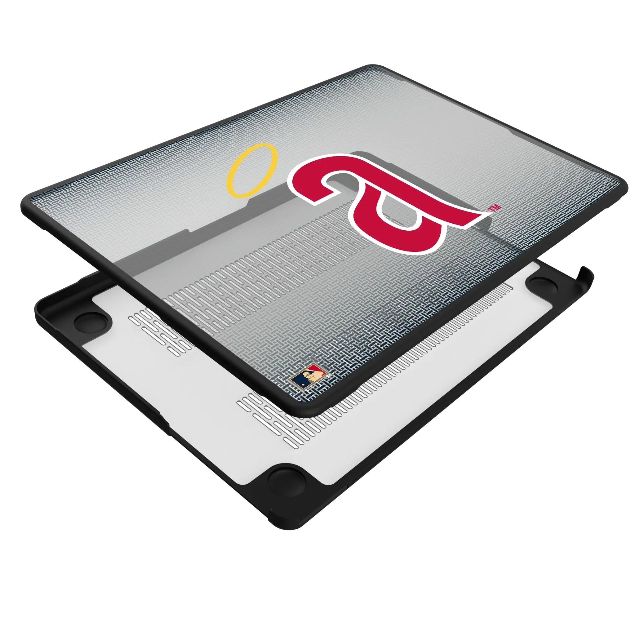 LA Angels 1971 - Cooperstown Collection Linen Laptop Case for Apple MacBook