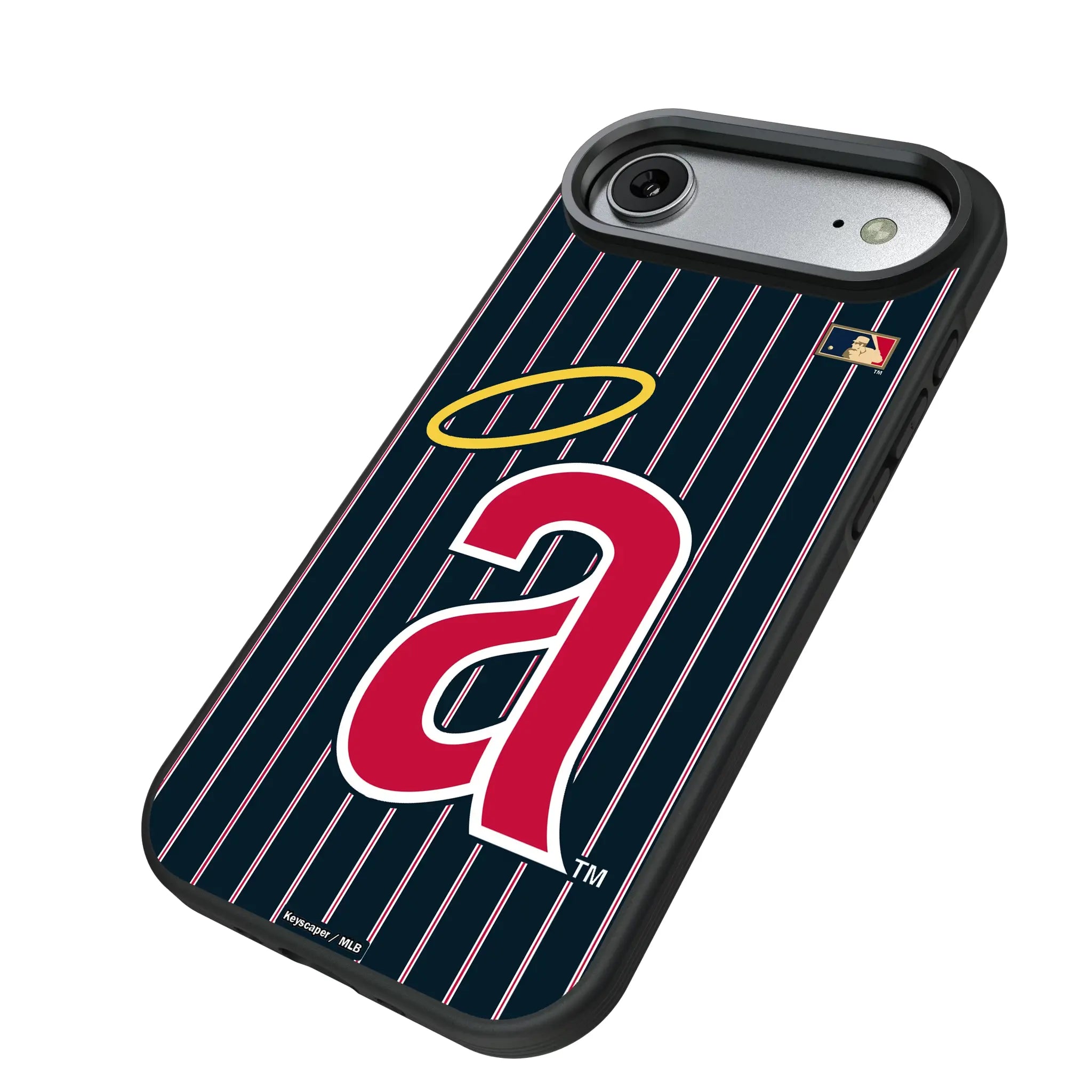 LA Angels 1971 - Cooperstown Collection Pinstripe Bump Phone Case