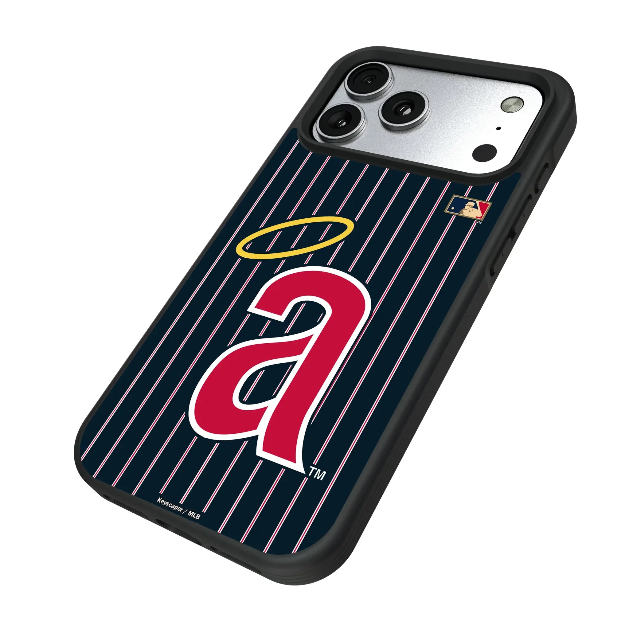 LA Angels 1971 - Cooperstown Collection Pinstripe Bump Phone Case