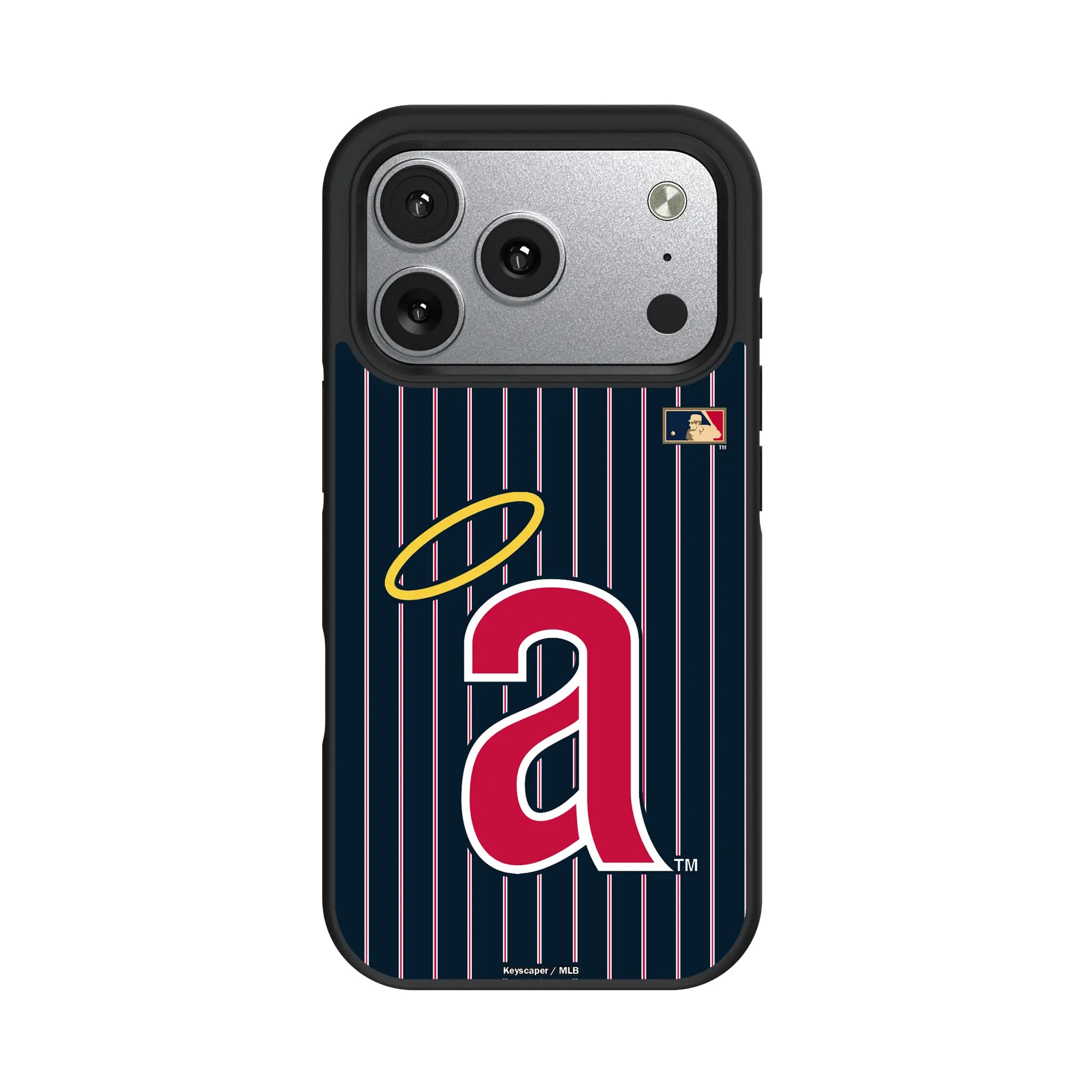LA Angels 1971 - Cooperstown Collection Pinstripe Bump Phone Case