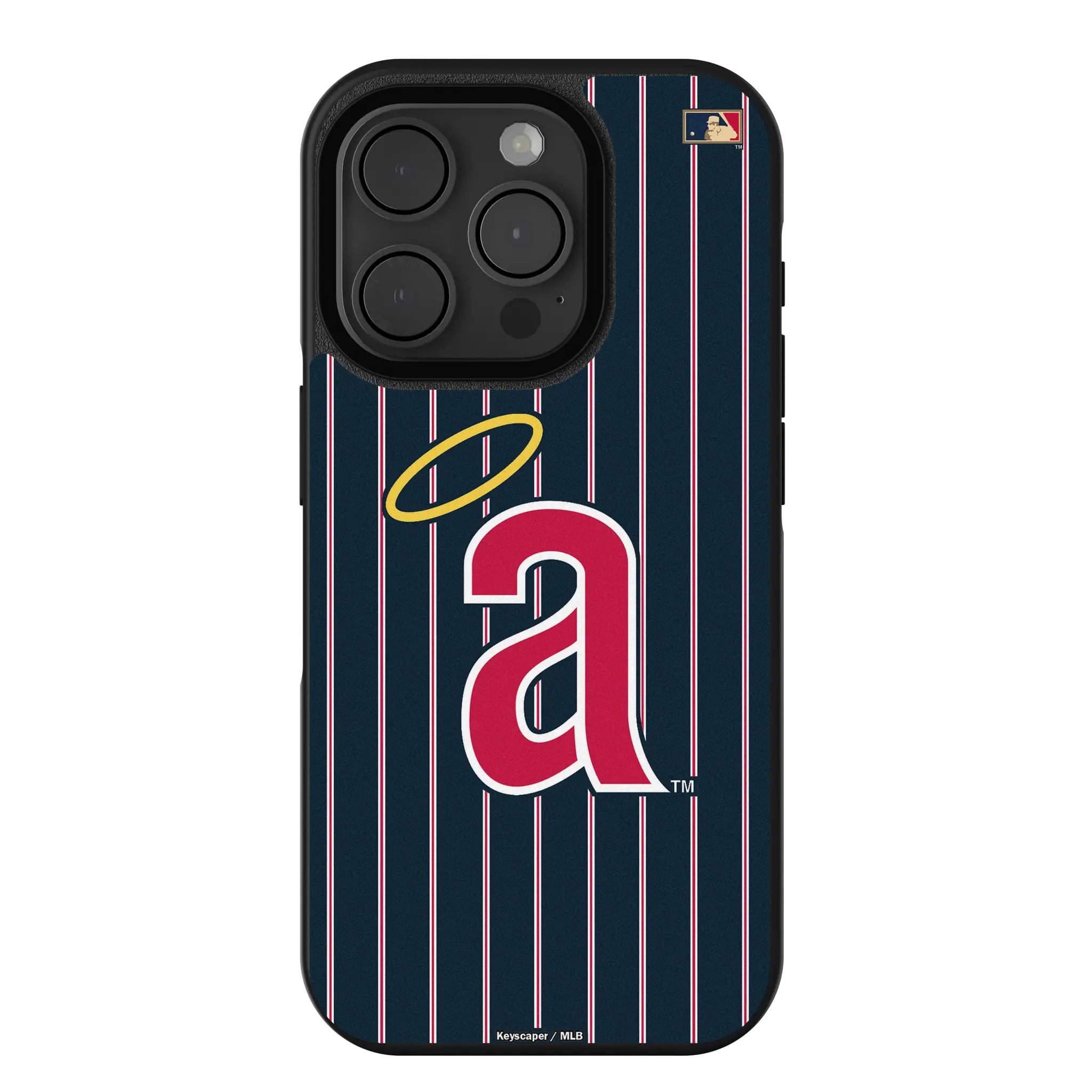 LA Angels 1971 - Cooperstown Collection Pinstripe Bump Phone Case