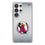 LA Angels 1986-1992 - Cooperstown Collection Linen Clear Phone Case for Samsung Galaxy