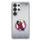 LA Angels 1986-1992 - Cooperstown Collection Linen Clear Phone Case for Samsung Galaxy