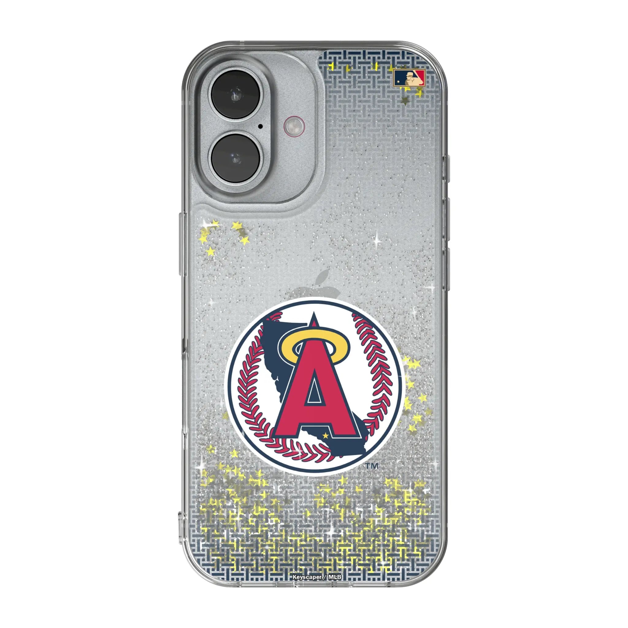 LA Angels 1986-1992 - Cooperstown Collection Linen Glitter Phone Case