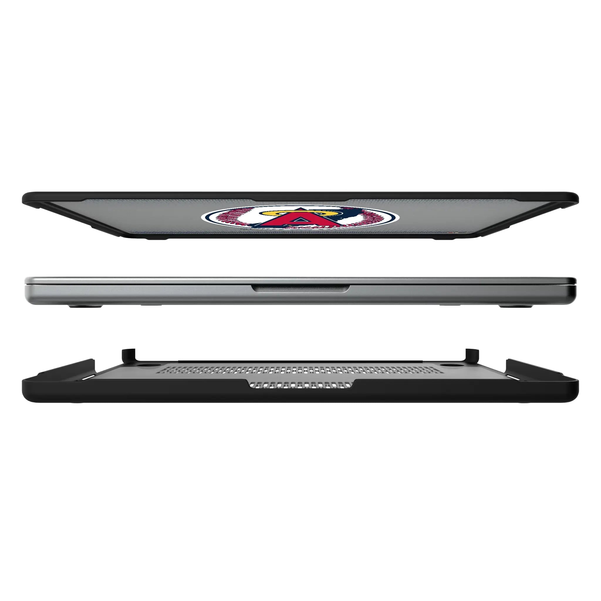 LA Angels 1986-1992 - Cooperstown Collection Linen Laptop Case for Apple MacBook