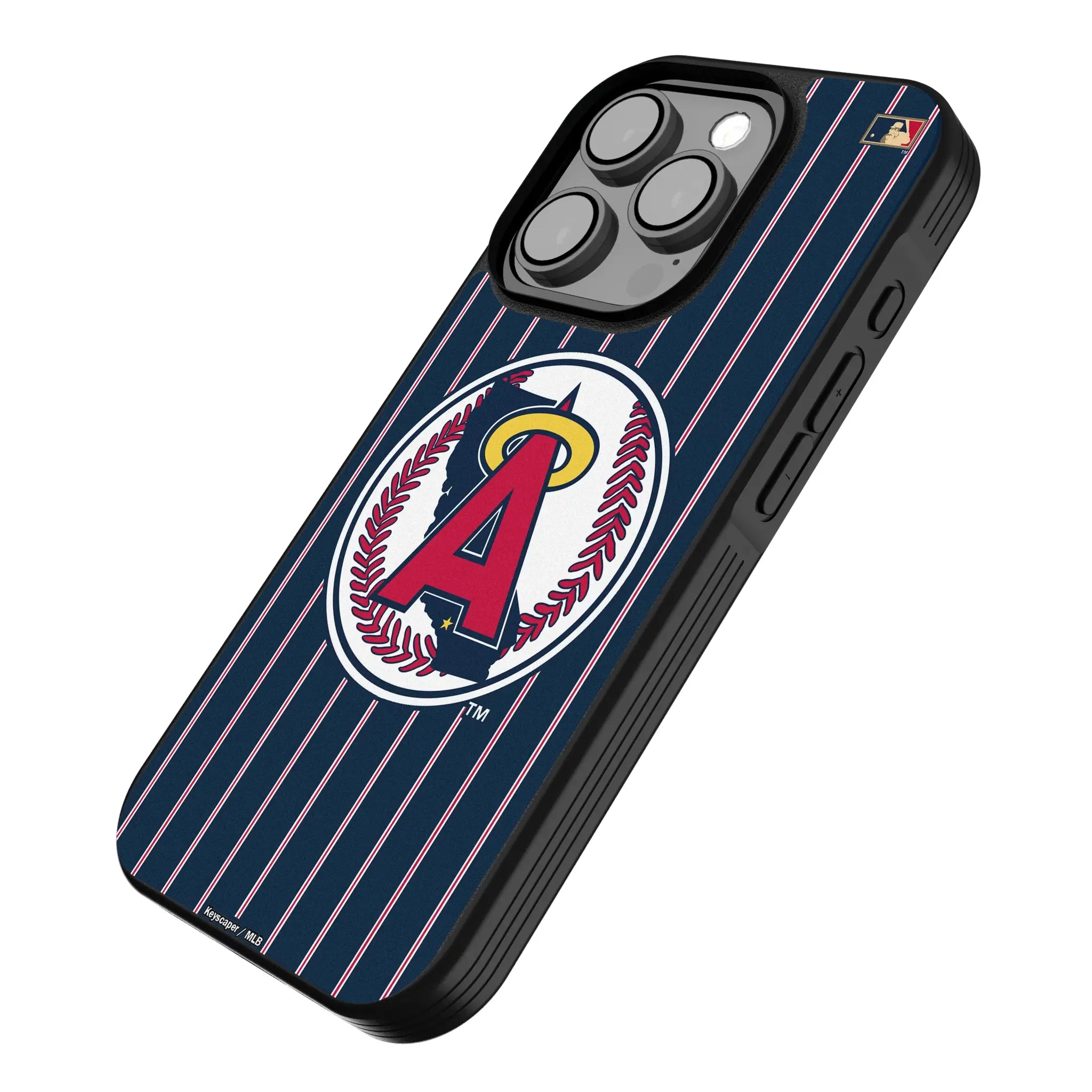 LA Angels 1986-1992 - Cooperstown Collection Pinstripe Bump Phone Case