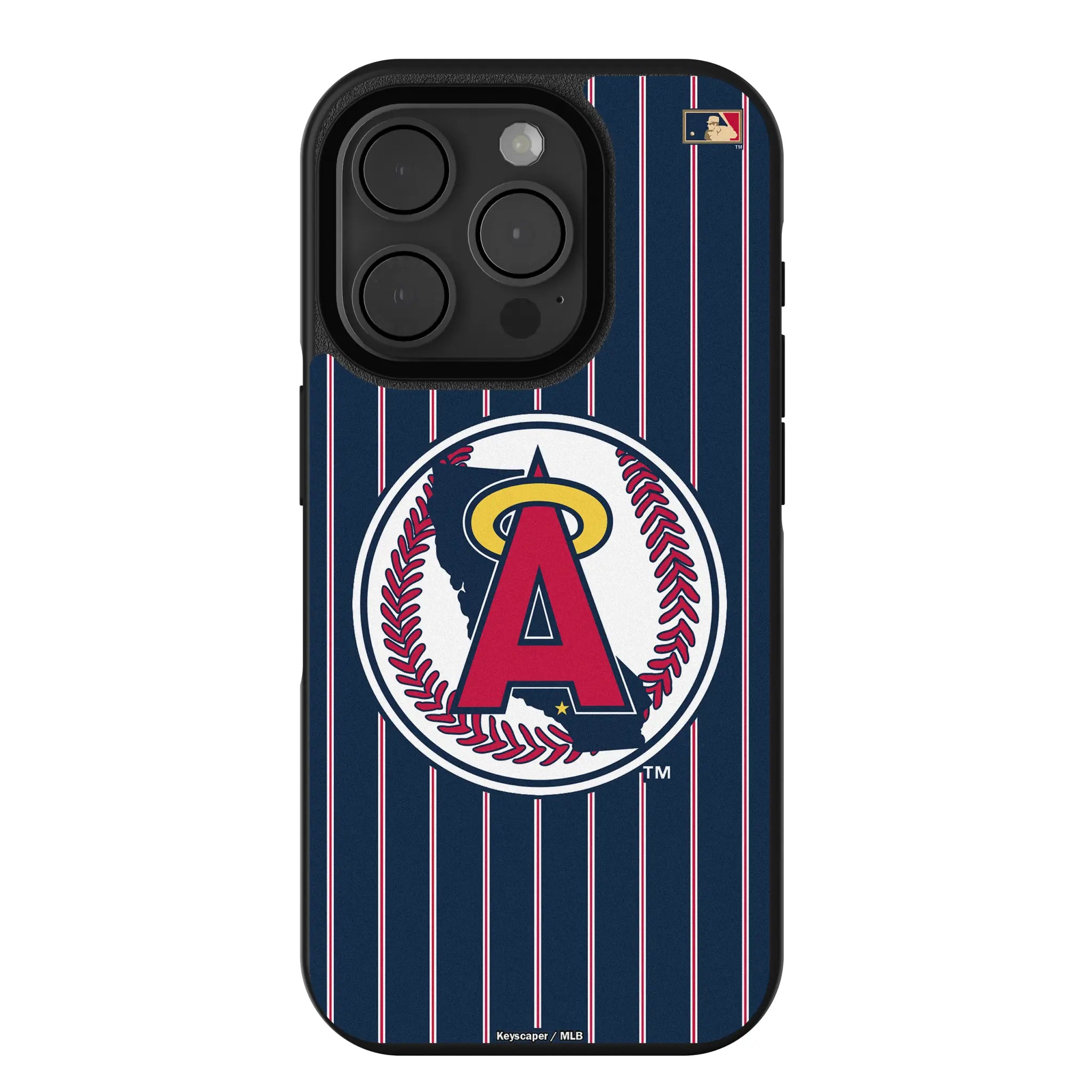 LA Angels 1986-1992 - Cooperstown Collection Pinstripe Bump Phone Case