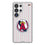 LA Angels 1986-1992 - Cooperstown Collection Pinstripe Clear Phone Case for Samsung Galaxy