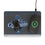 LA Dodgers 2025 MLB World Series 15-Watt Wireless Charger and Mouse Pad
