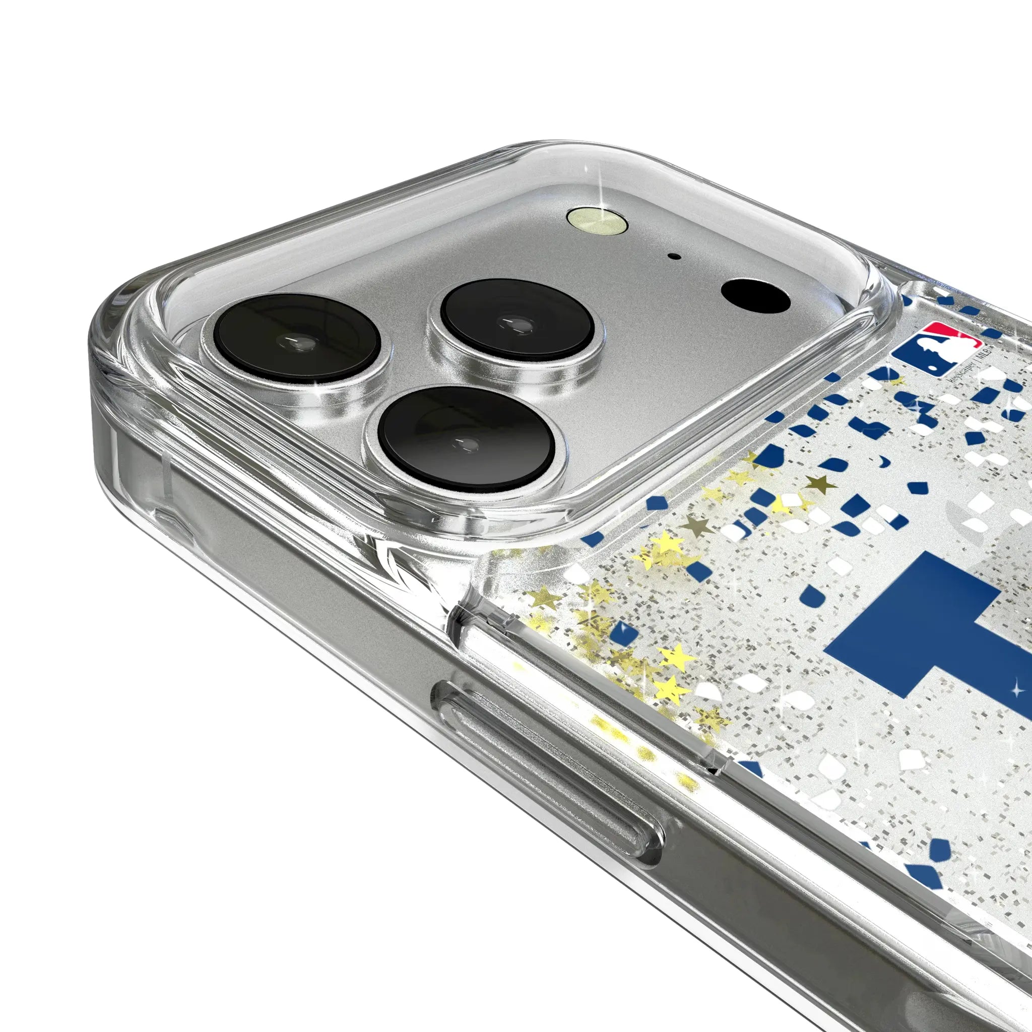 LA Dodgers Confetti Glitter Phone Case for Apple iPhone
