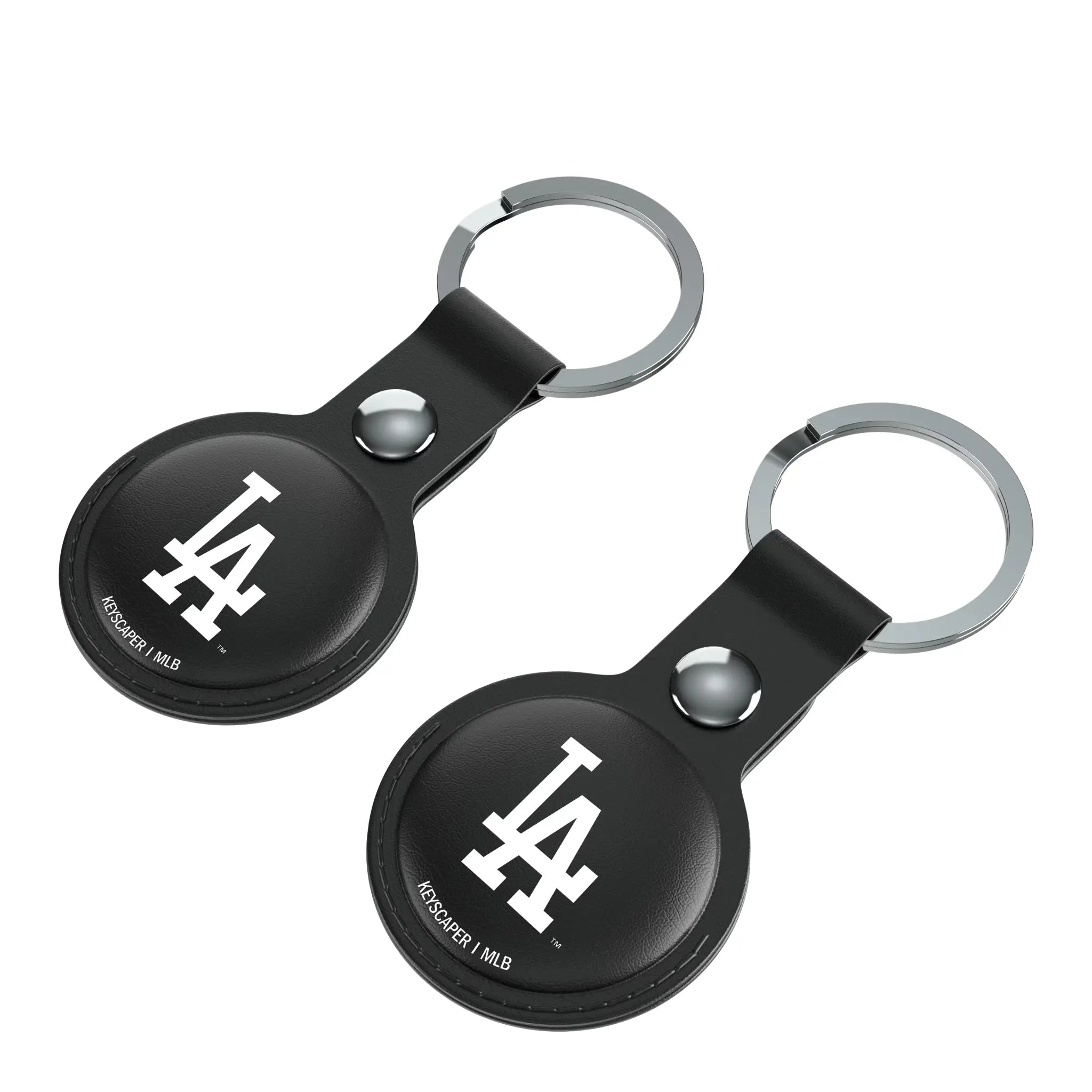 LA Dodgers Insignia Black Airtag Holder 2-Pack