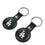 LA Dodgers Insignia Black Airtag Holder 2-Pack
