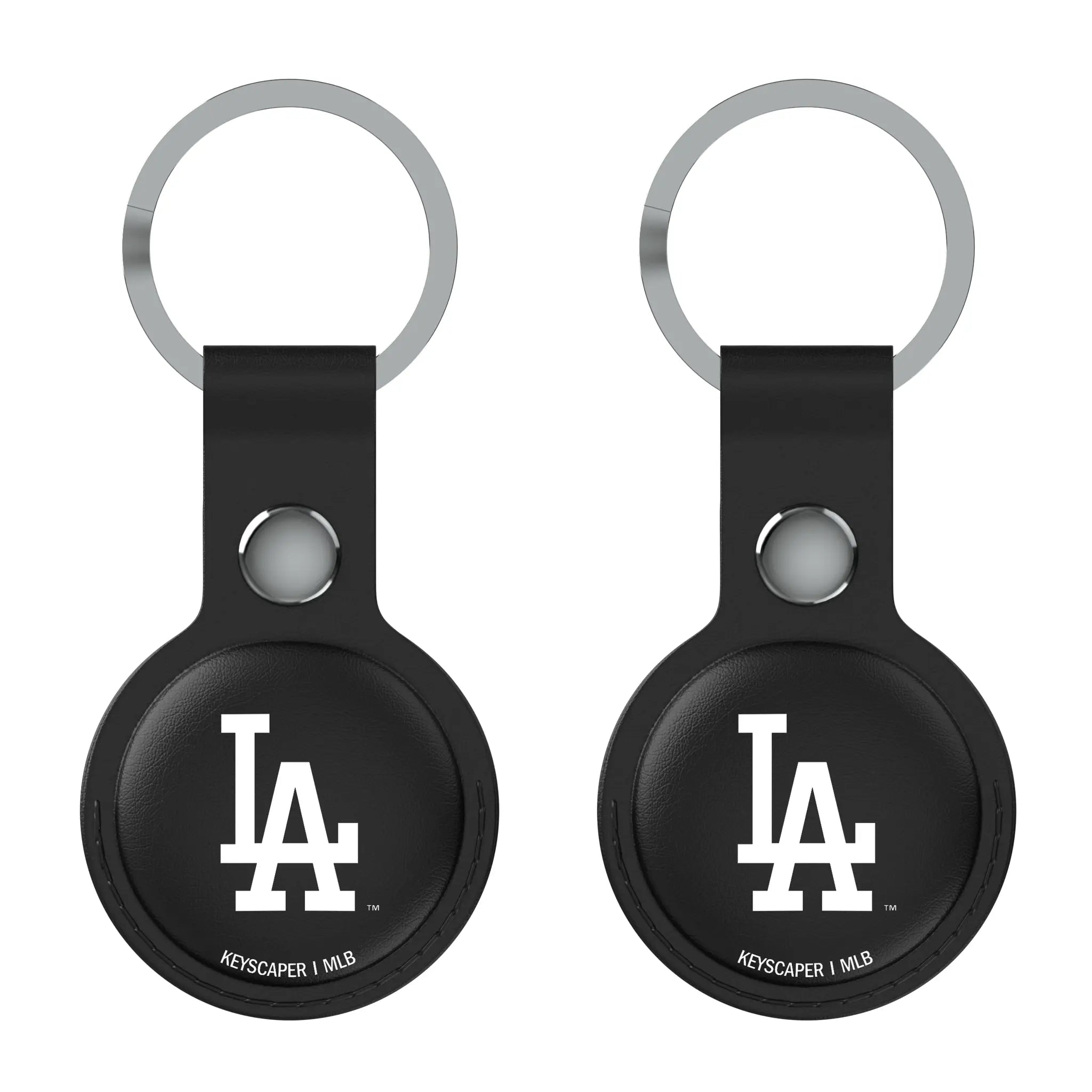 LA Dodgers Insignia Black Airtag Holder 2-Pack
