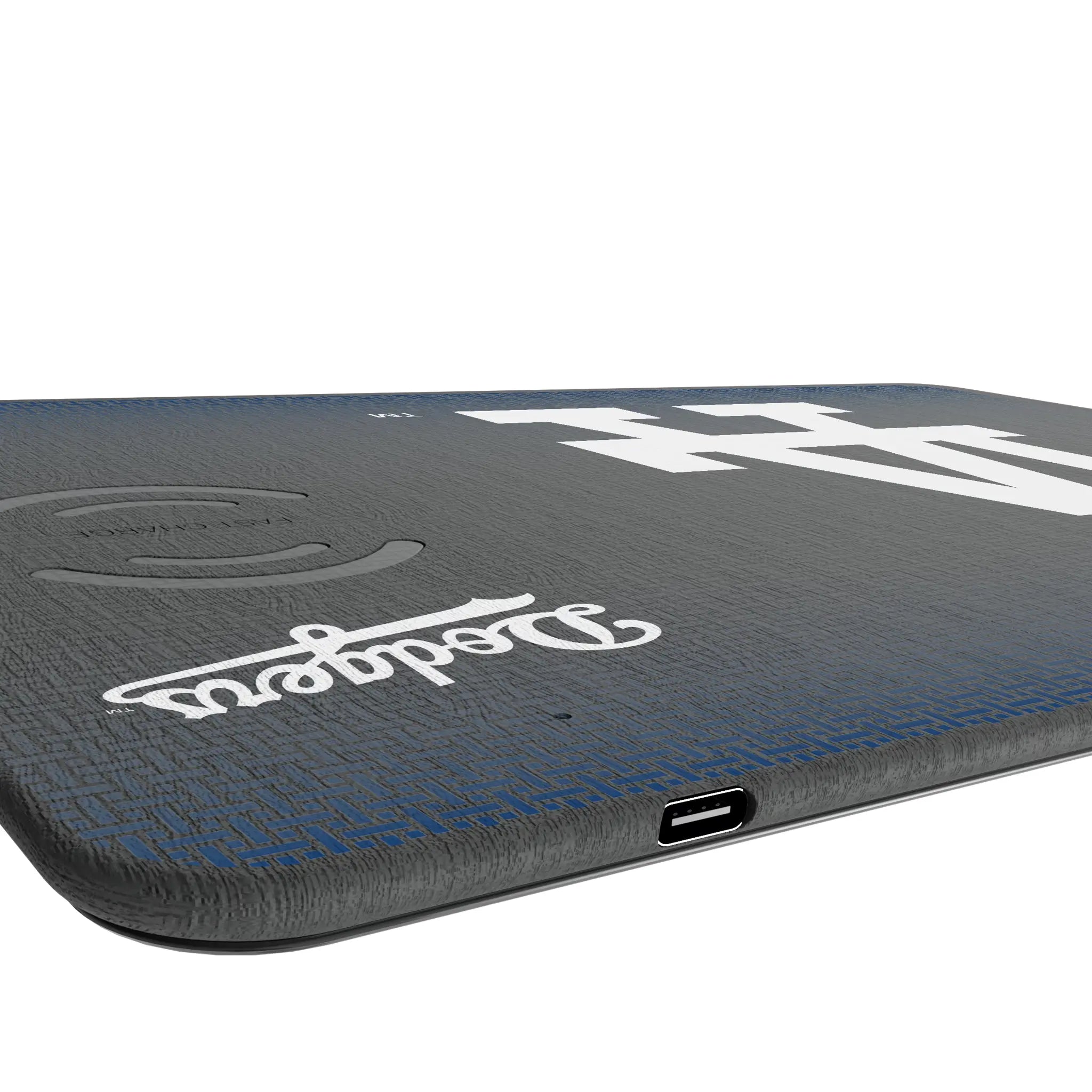 LA Dodgers Linen 15-Watt Wireless Charger and Mouse Pad