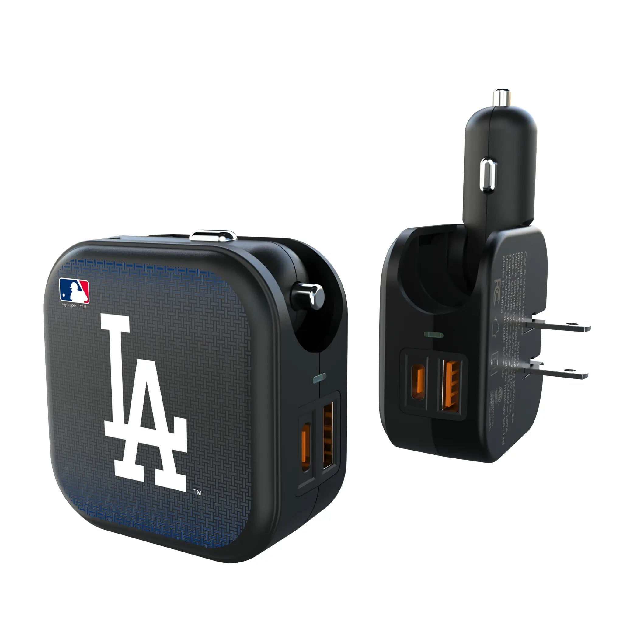 LA Dodgers Linen 2 in 1 USB A/C Charger