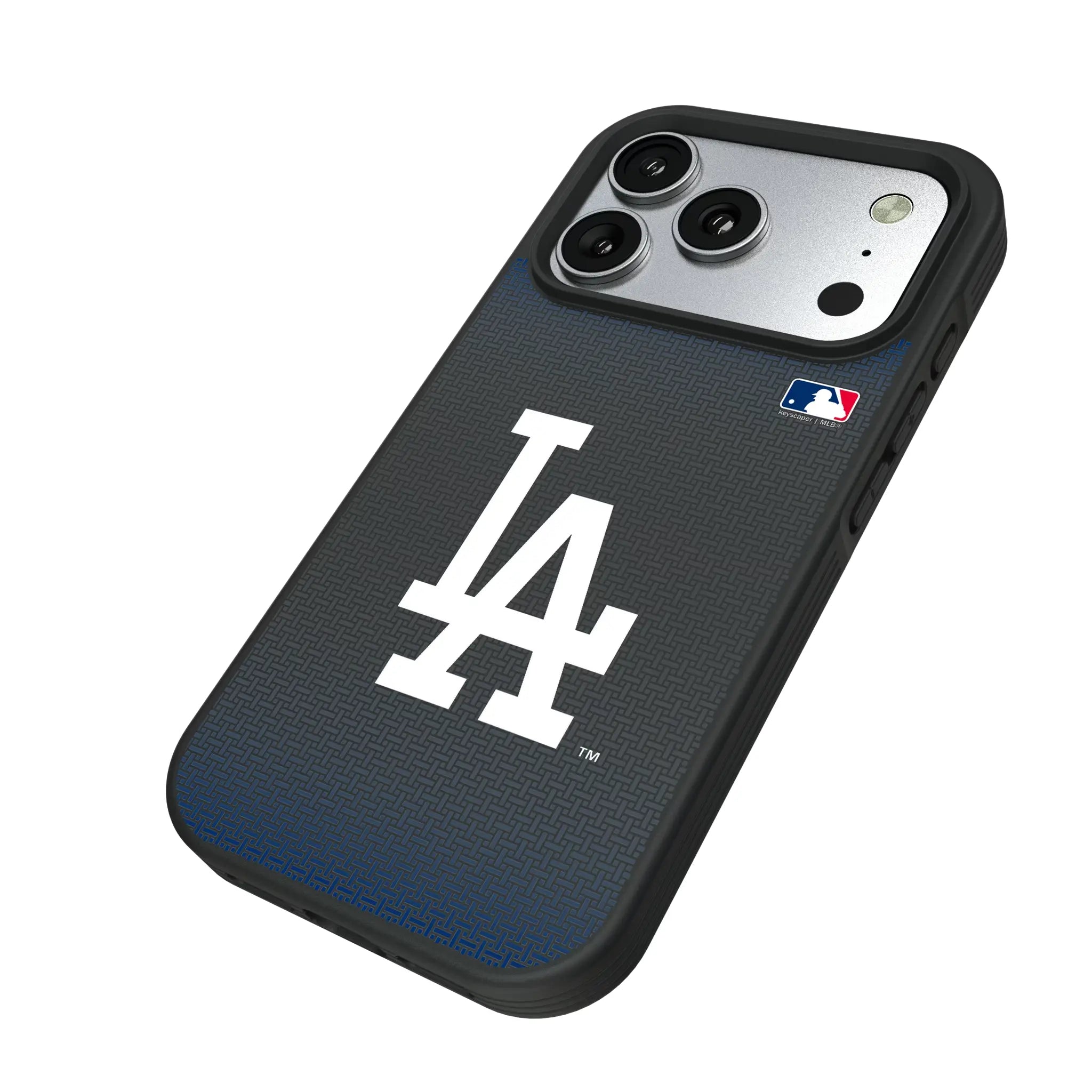 LA Dodgers Linen Bump Phone Case for Apple iPhone