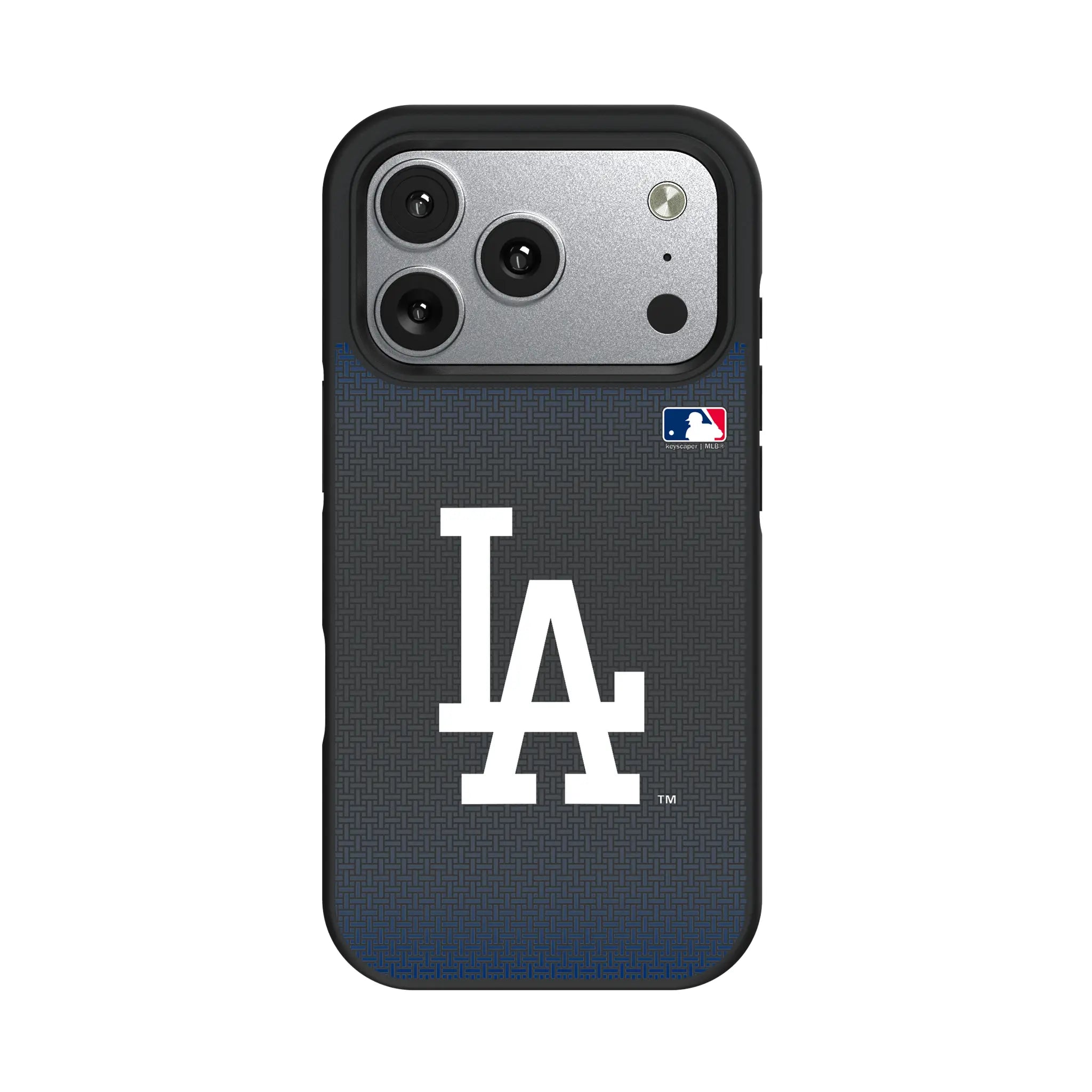 LA Dodgers Linen Bump Phone Case for Apple iPhone
