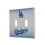LA Dodgers Linen Hidden-Screw Light Switch Plate
