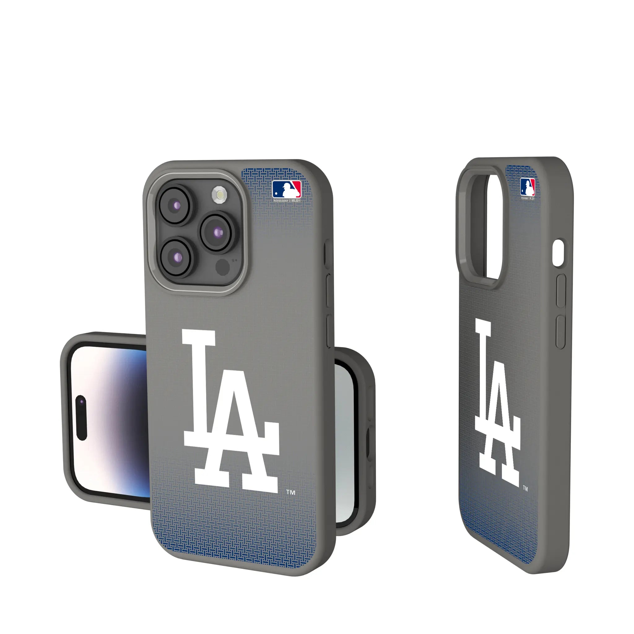 LA Dodgers Linen Soft Touch Phone Case for Apple iPhone