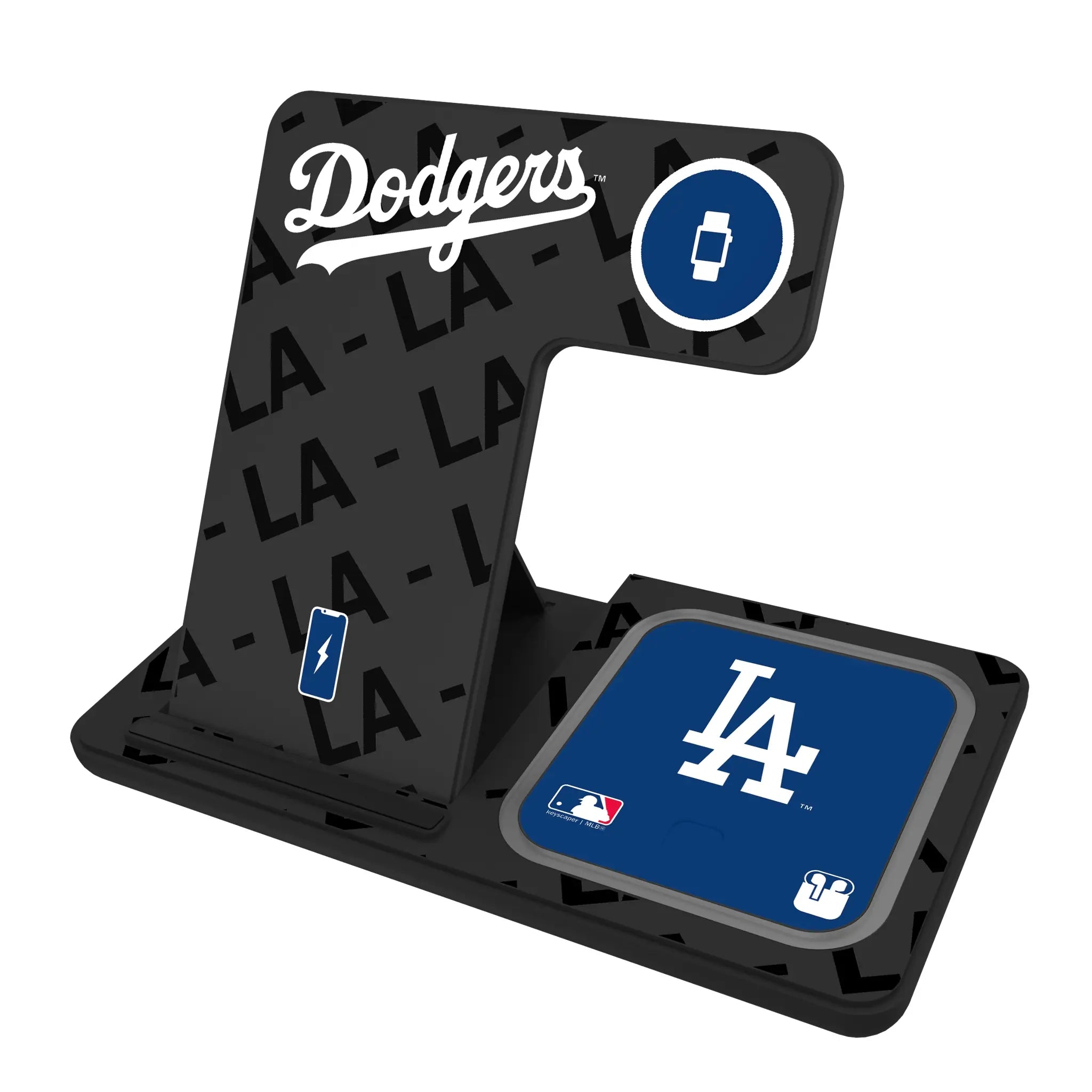 LA Dodgers Monocolor Tilt 3 in 1 Charging Station