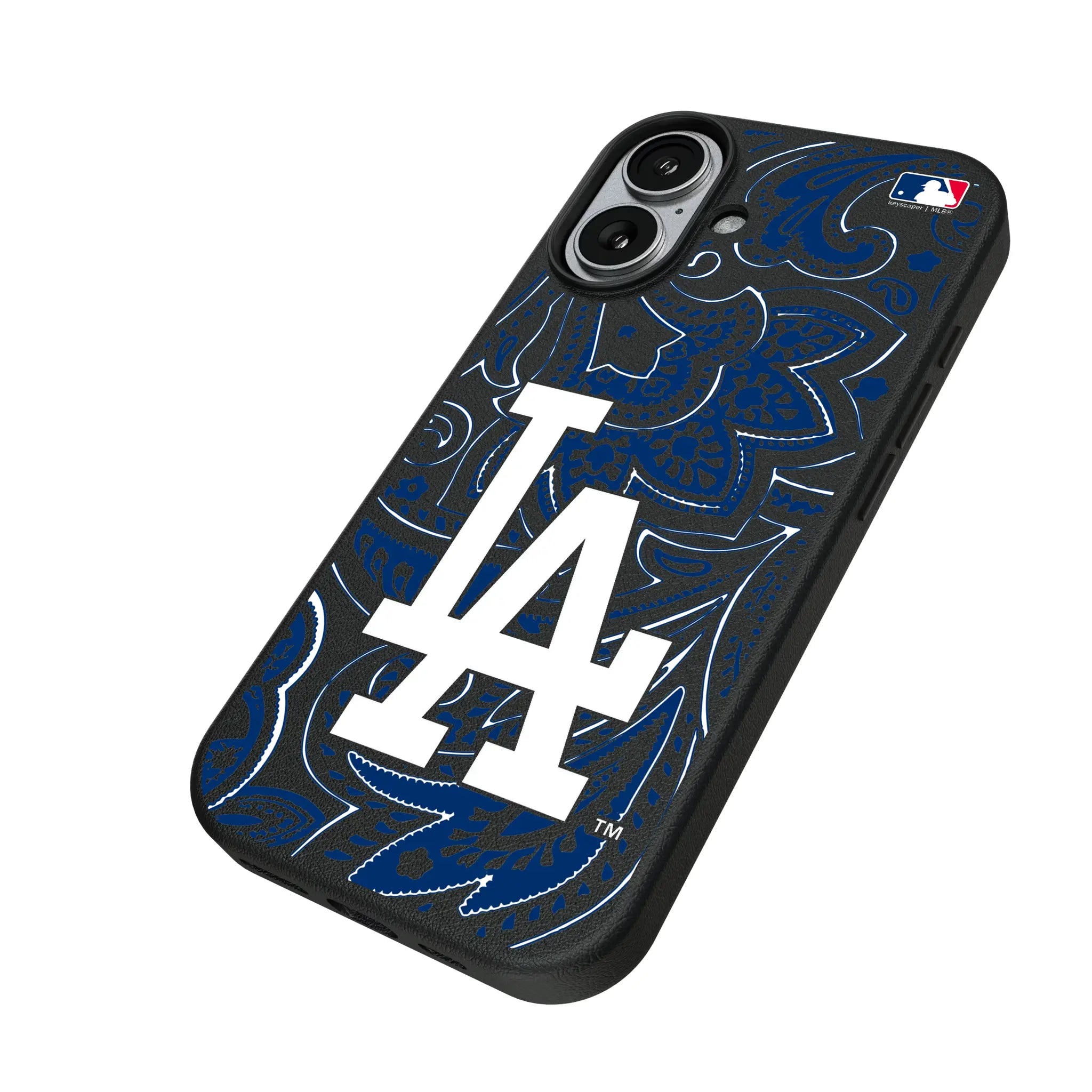 LA Dodgers Paisley MagSafe Compatible Phone Case for Apple iPhone