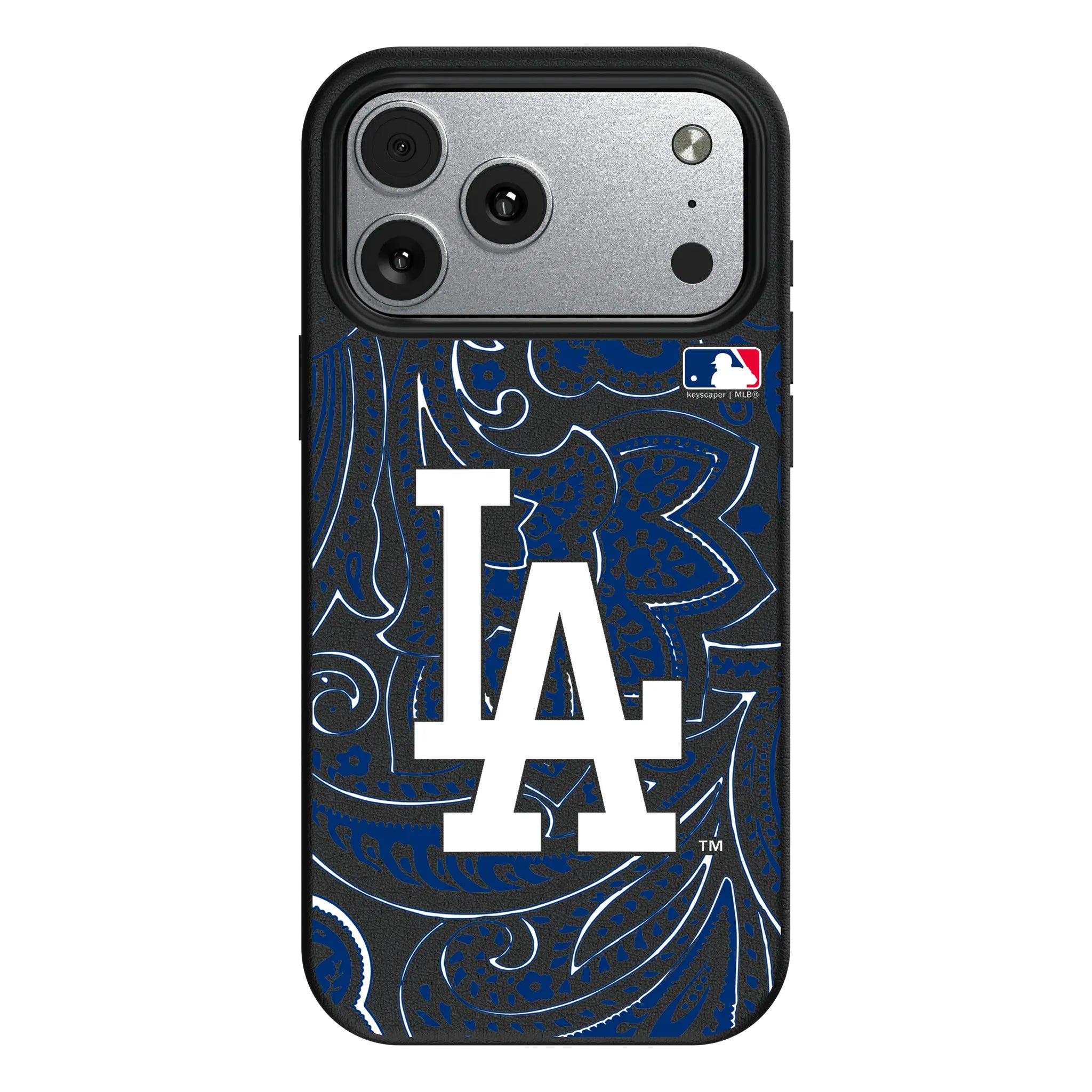 LA Dodgers Paisley MagSafe Compatible Phone Case for Apple iPhone