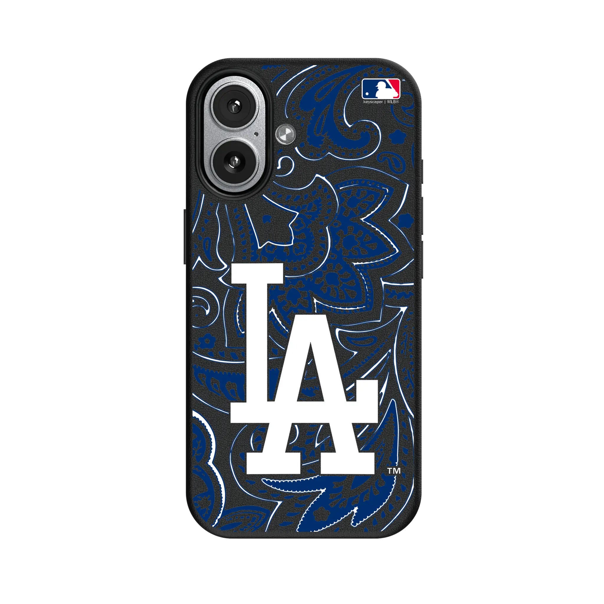 LA Dodgers Paisley MagSafe Compatible Phone Case for Apple iPhone