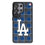LA Dodgers Plaid MagSafe Compatible Phone Case for Samsung Galaxy
